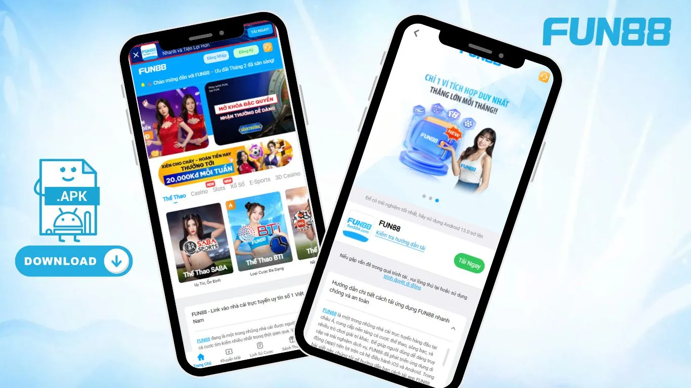 ดาวน์โหลดแอป Fun88 ในประเทศไทย