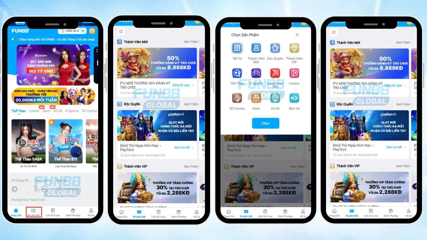 FUN88 Vietnam Promotions