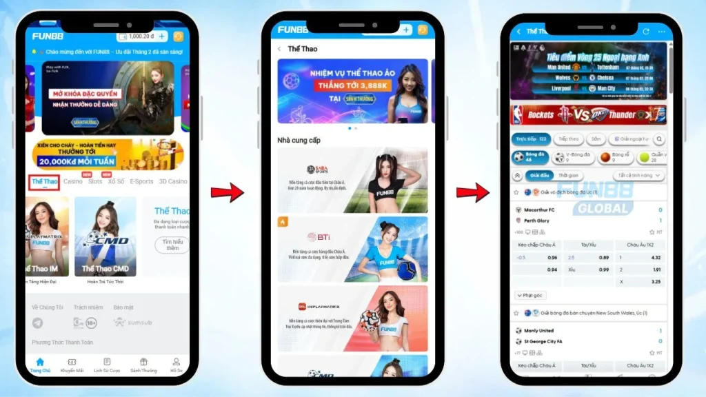 Sports Betting – FUN88 Vietnam