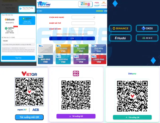 Fun88 Vietnam Deposit Methods